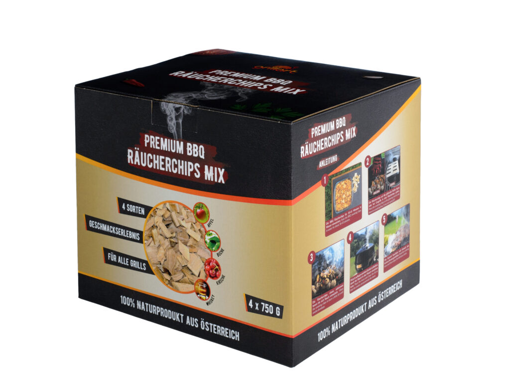 Faltschachtel und Produktbeutel grillart
