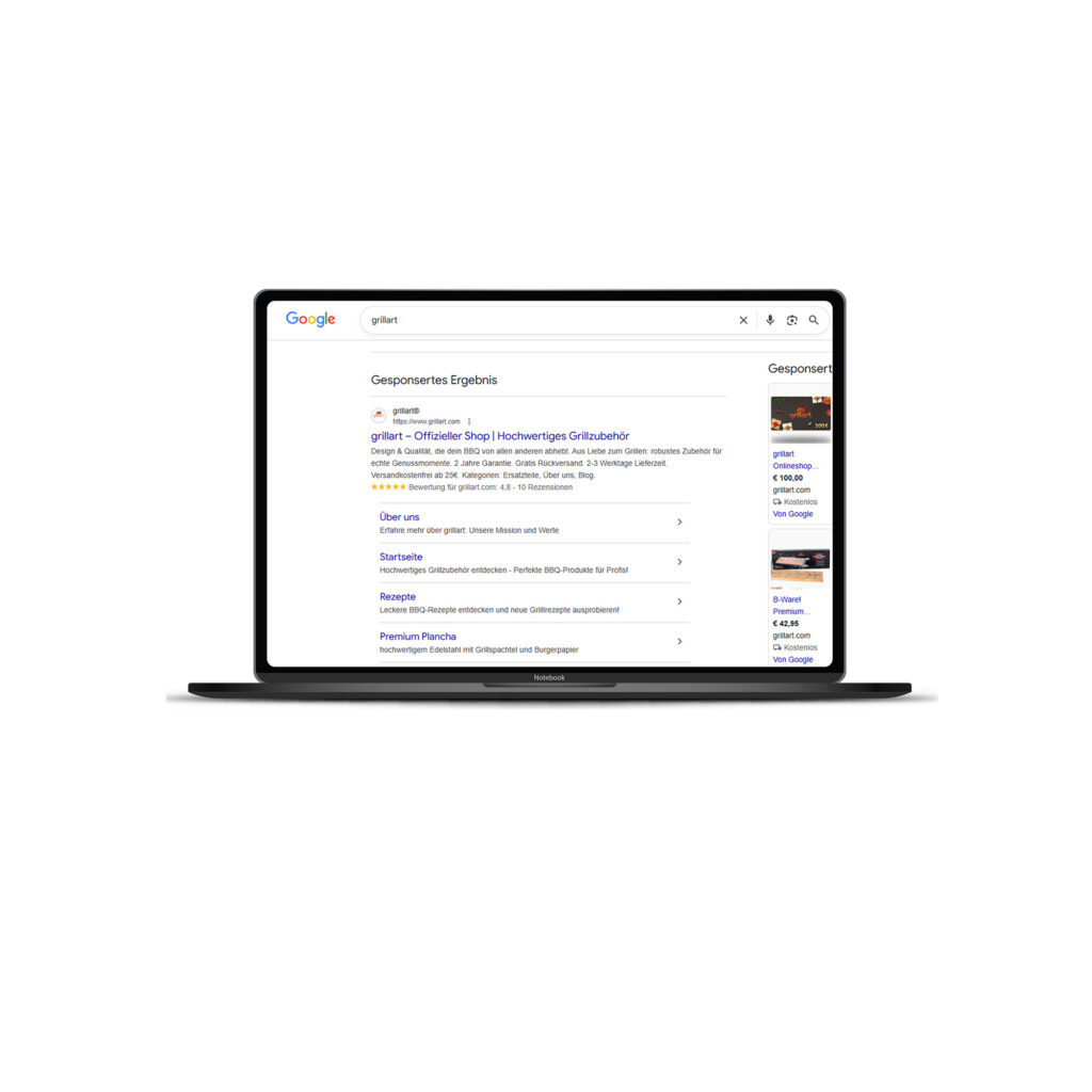 Google Ads inkl. YouTube Ads grillart