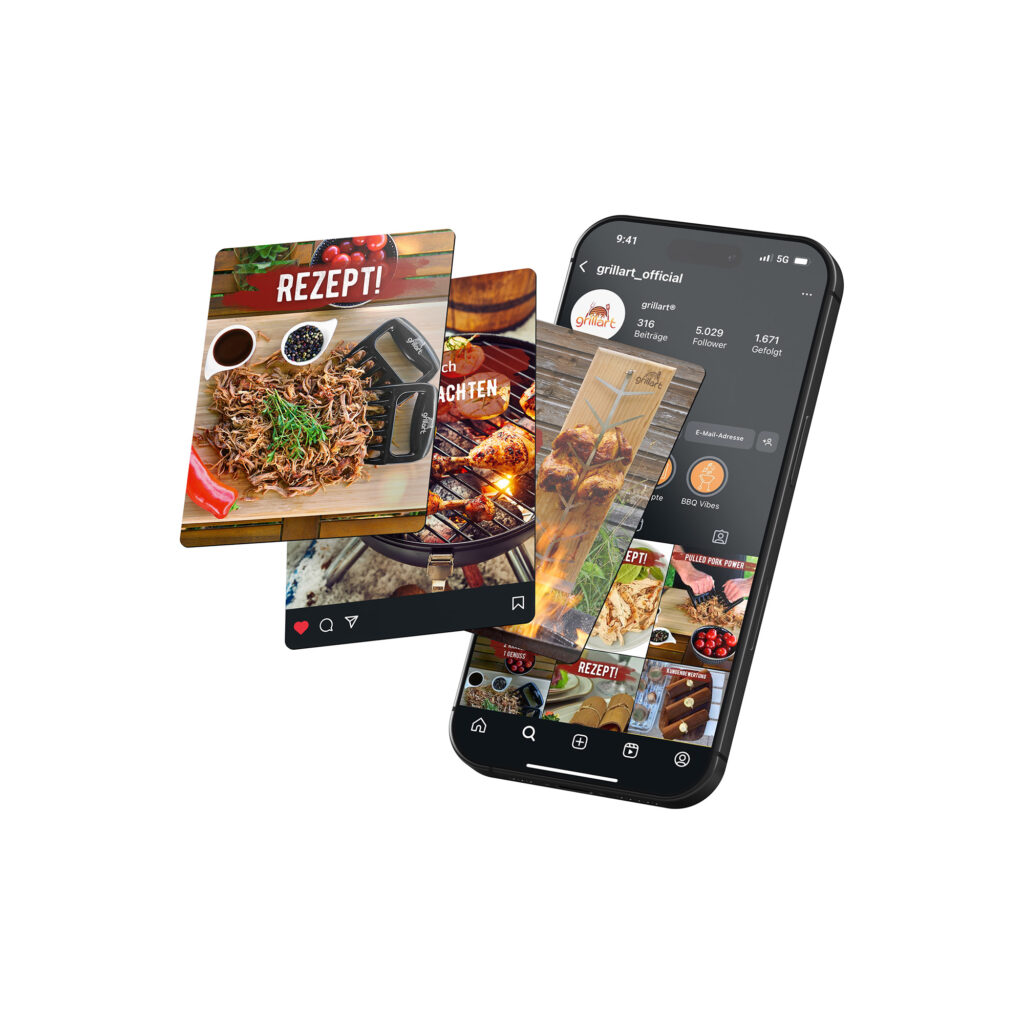 Social Media Marketing grillart